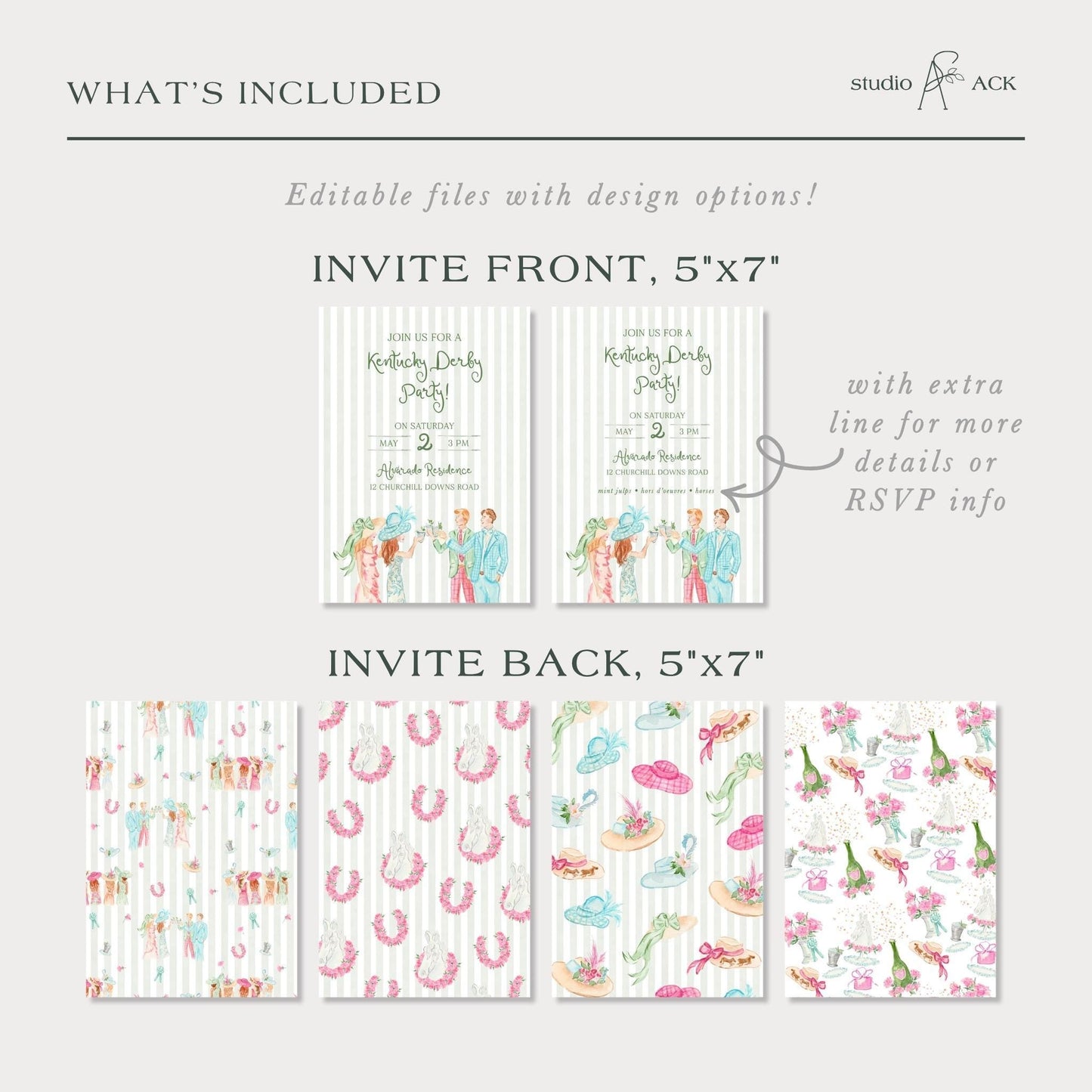 Kentucky Derby Party Invitation Template