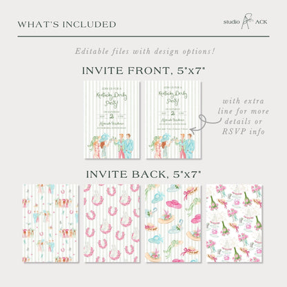 Kentucky Derby Party Invitation Template