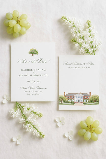 Boone Hall Save the Date Template