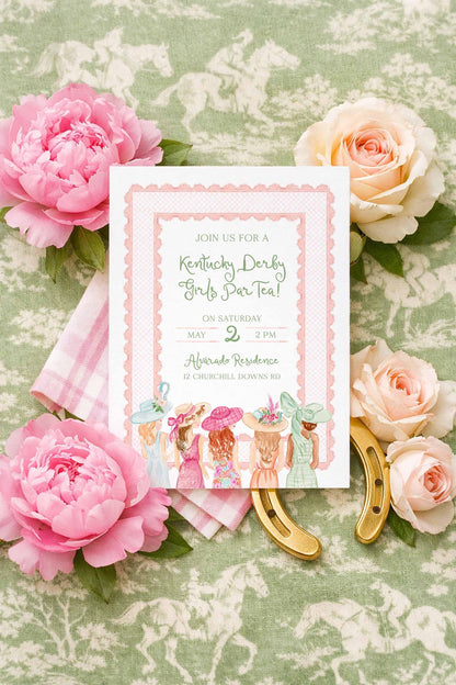 Kentucky Derby Party Invitation Template