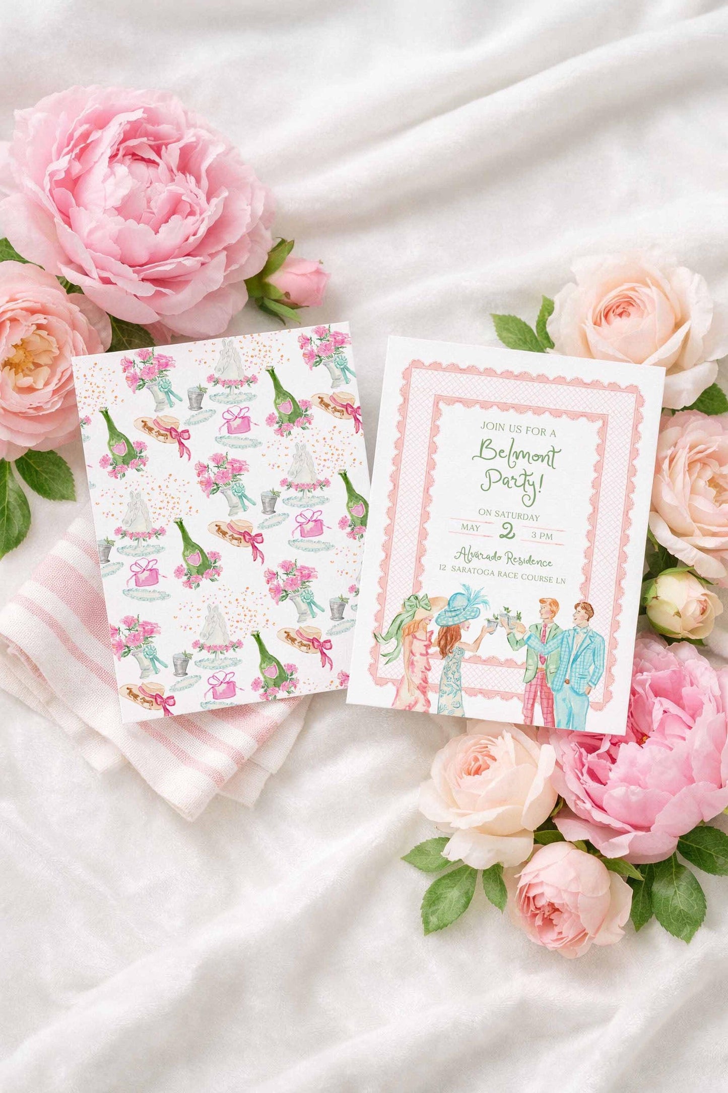 Belmont Party Invitation Template