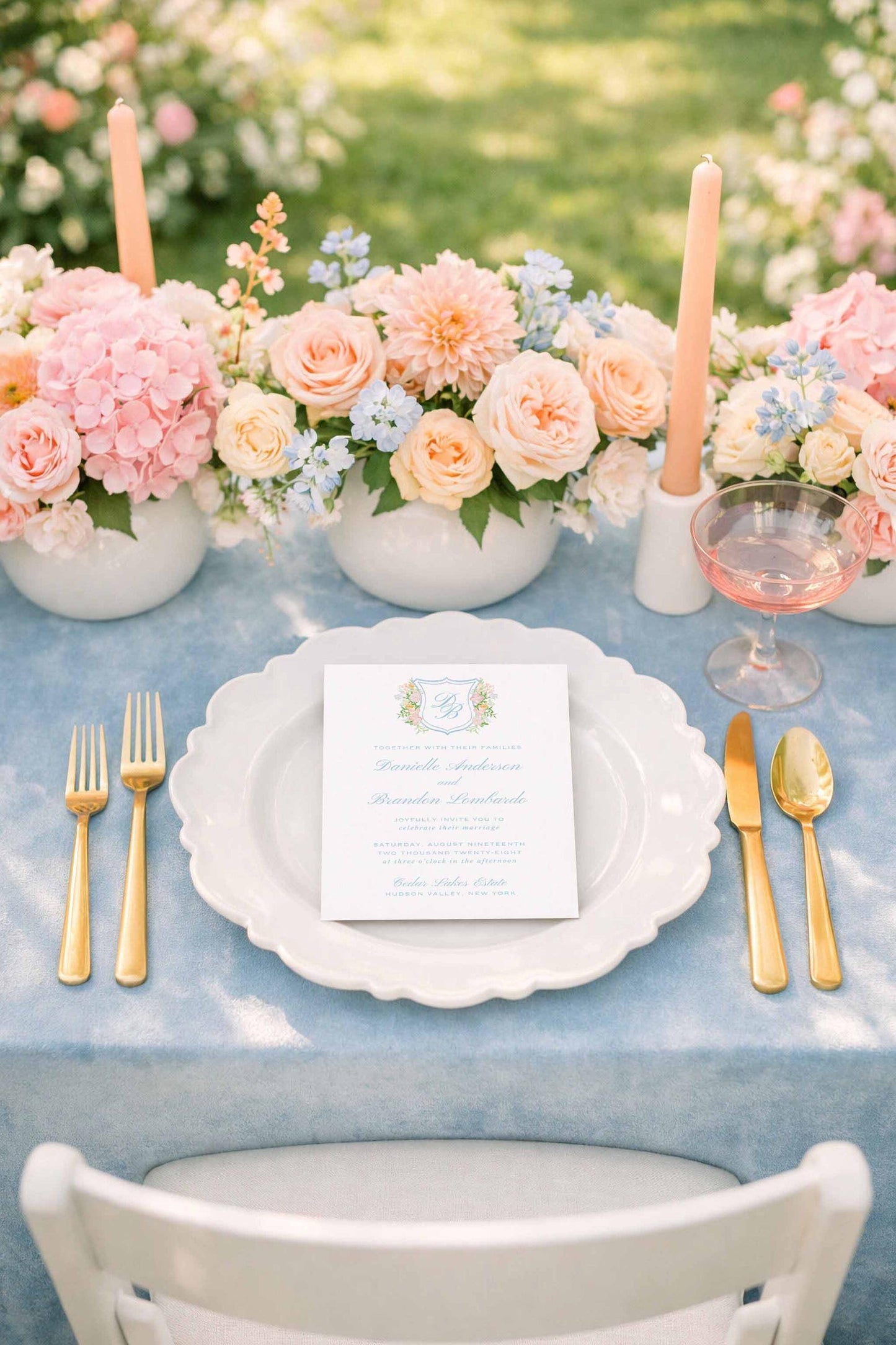 Colorful Floral Wedding Menu Template
