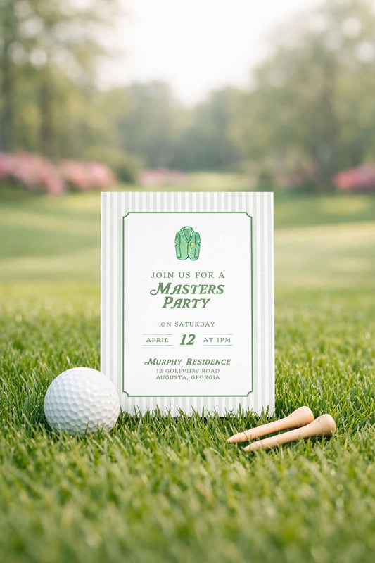 Golf Party Invitation Template