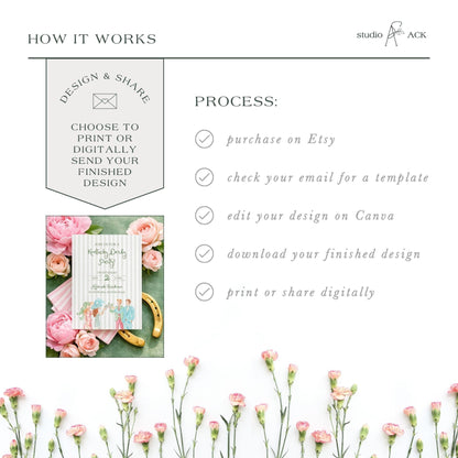 Kentucky Derby Party Invitation Template