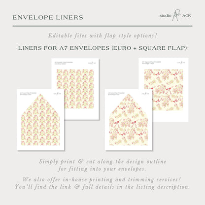 Whimsical Garden Wedding Template Bundle