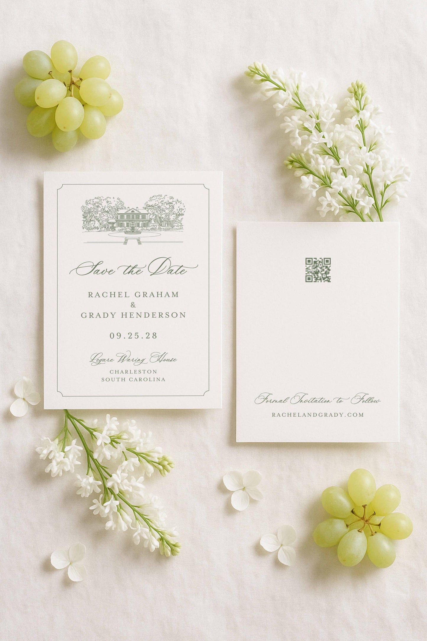 Legare Waring House Save the Date Template
