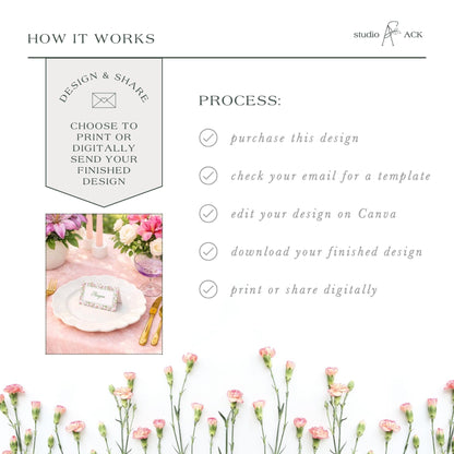 The image is a collage of various images, including a floral arrangement, a table setting, and a digital design. The text in the image provides information about the design and sharing process, but it does not contain any descriptive text about the individual images.