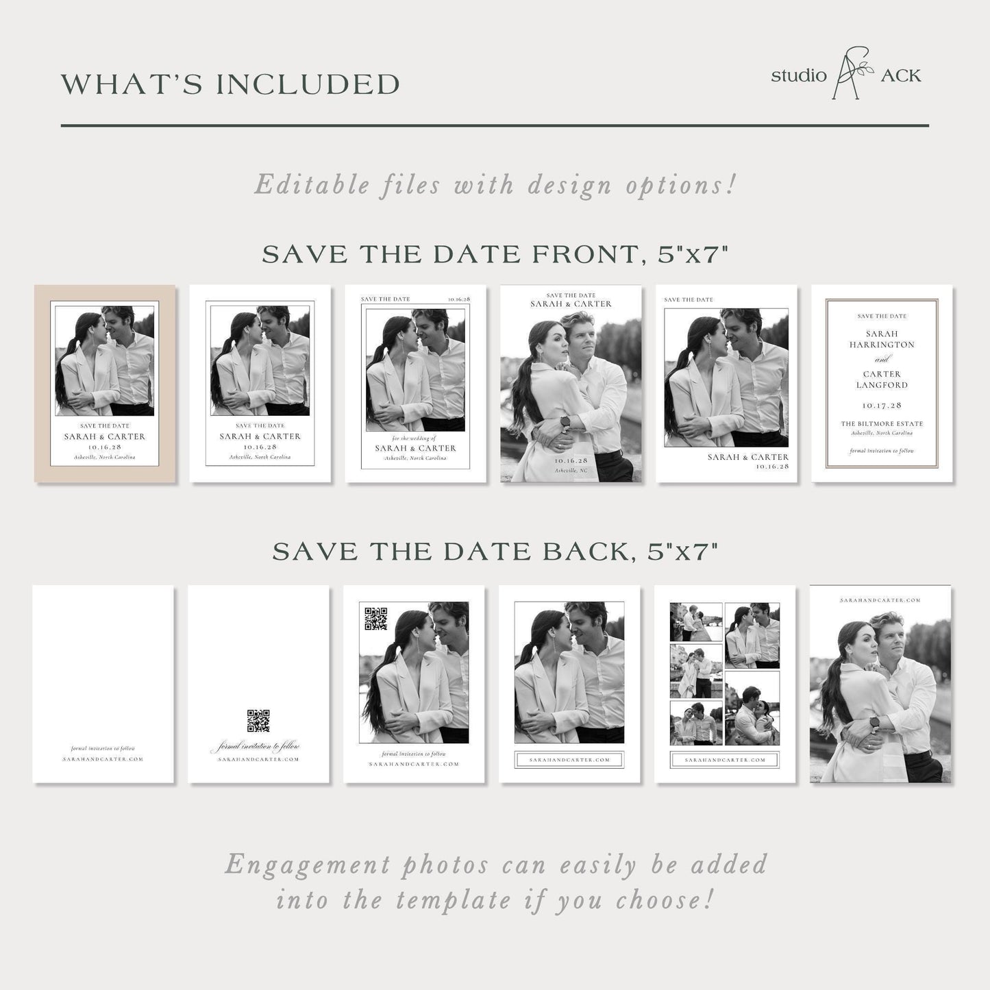 Modern Save the Date Digital Download