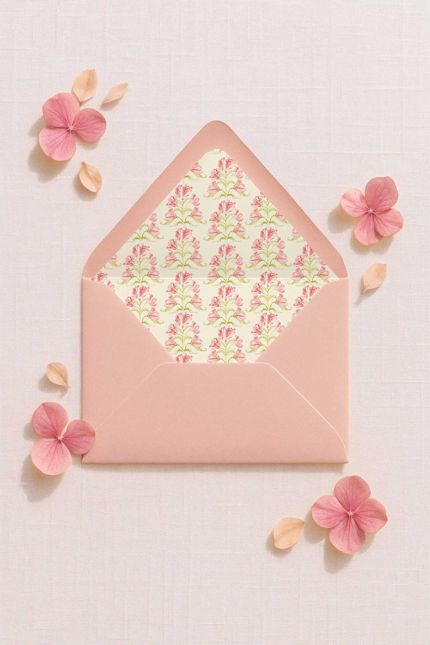 Whimsical Garden Envelope Liner Template