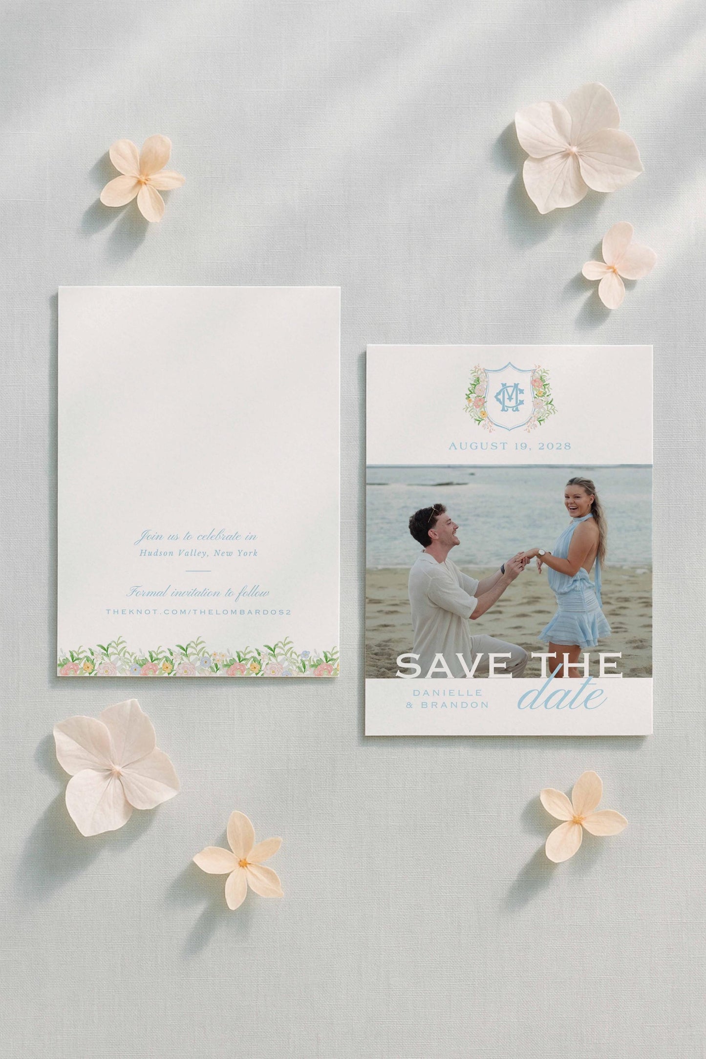 Colorful Floral Save the Date Template