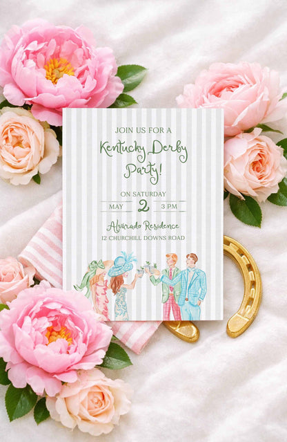 Kentucky Derby Party Invitation Template