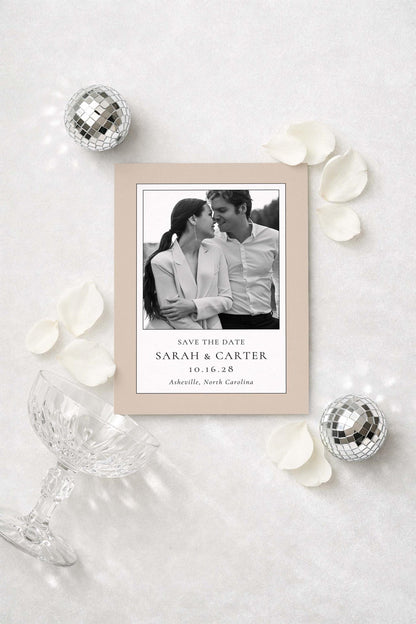 Modern Save the Date Digital Download