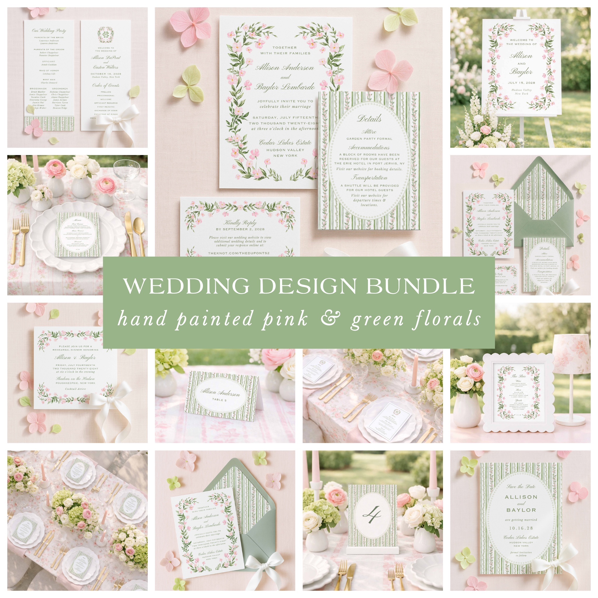 Bellafleur wedding design bundle collection image