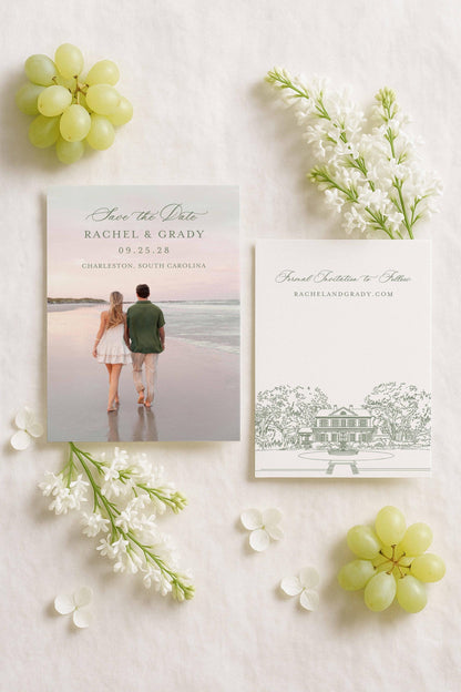 Legare Waring House Save the Date Template