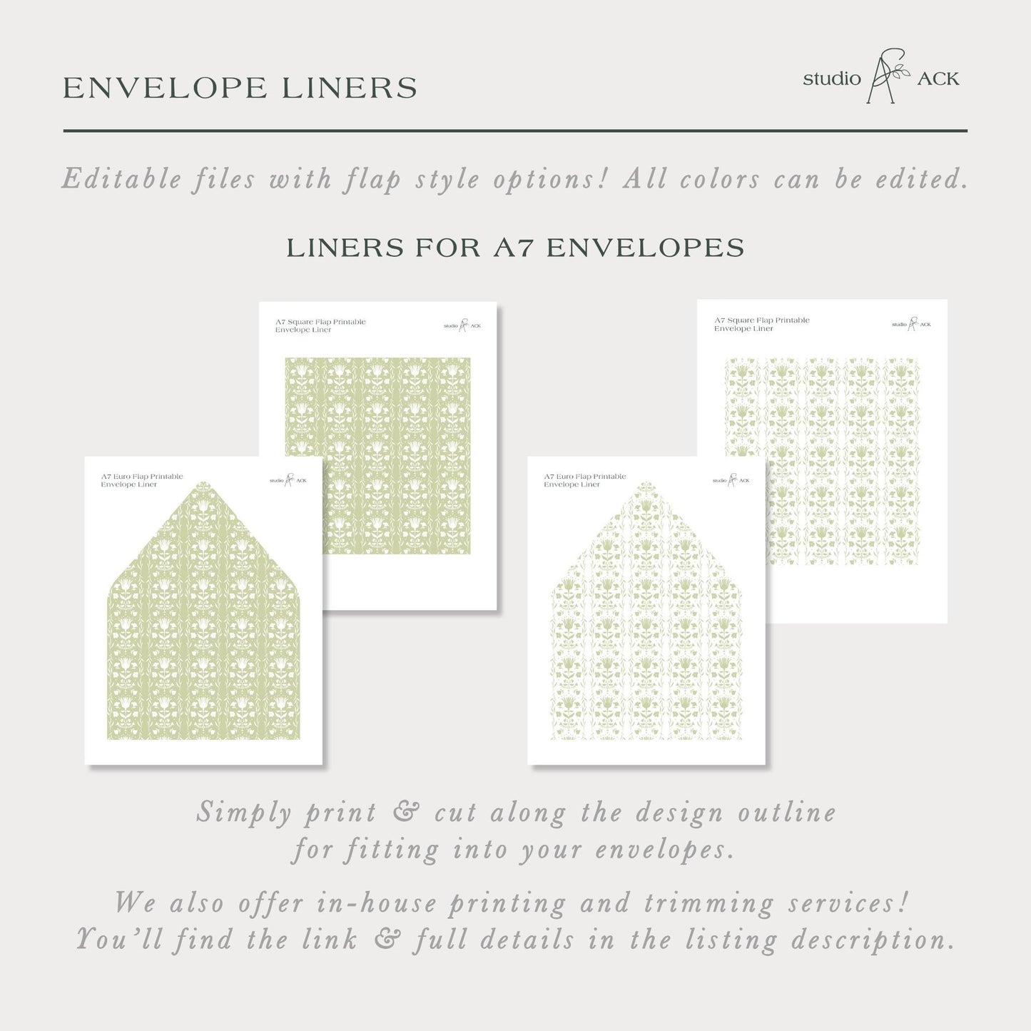 Grandmillennial Floral Wedding Invitation Suite Template