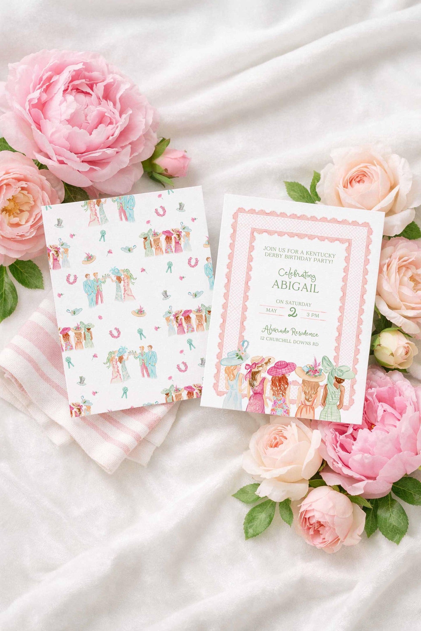 Kentucky Derby Birthday Invitation Template