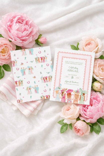 Kentucky Derby Birthday Invitation Template