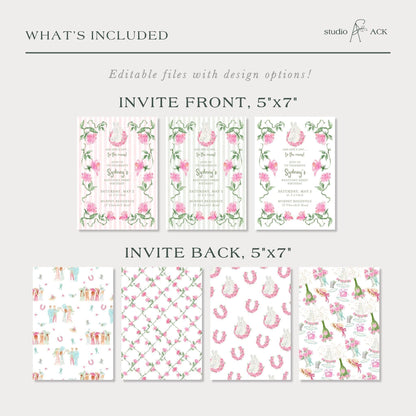 Kentucky Derby Birthday Invitation Template