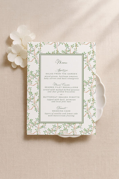 Neutral Chinoiserie Wedding Template Bundle