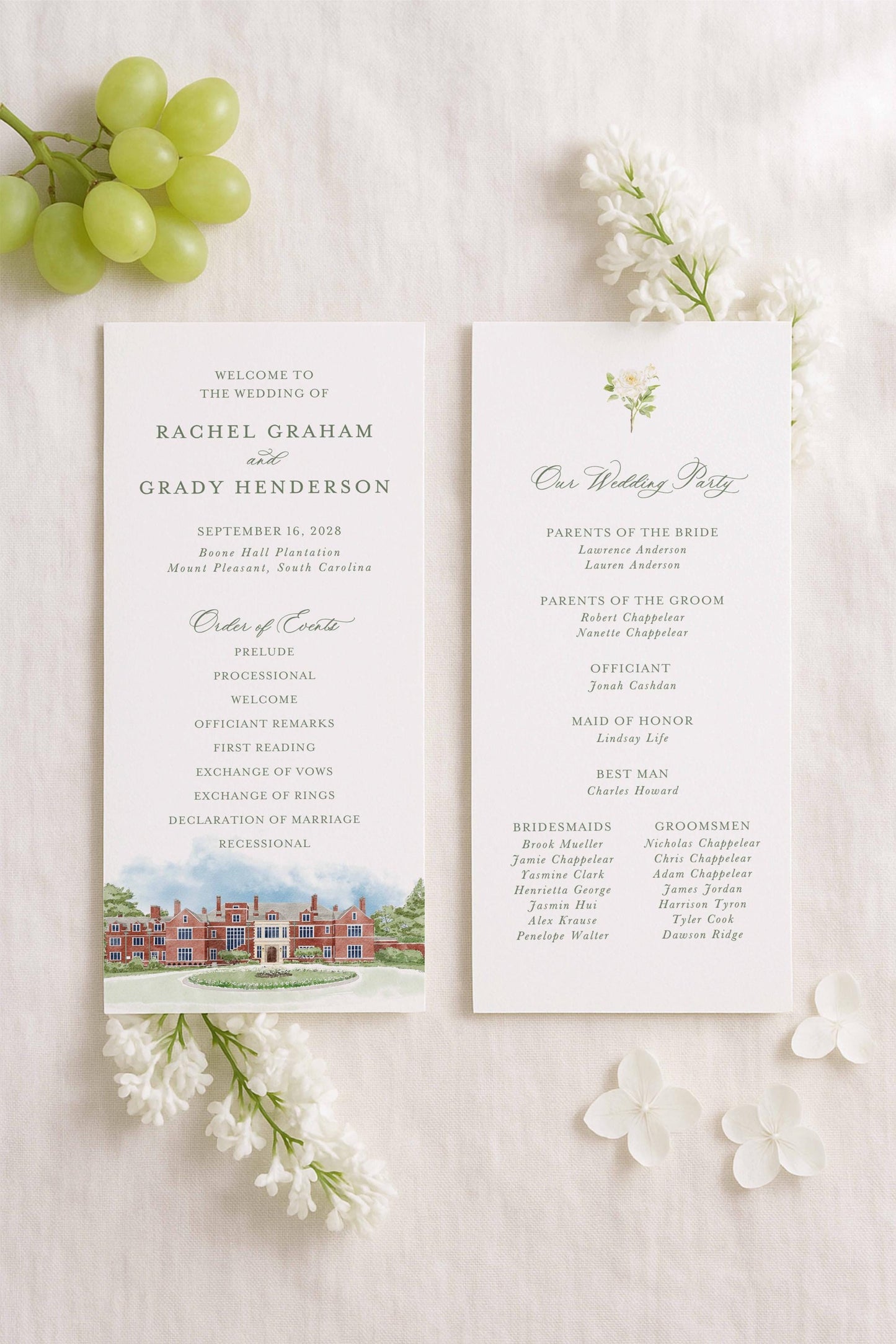 Mansion at Natirar Wedding Template Bundle