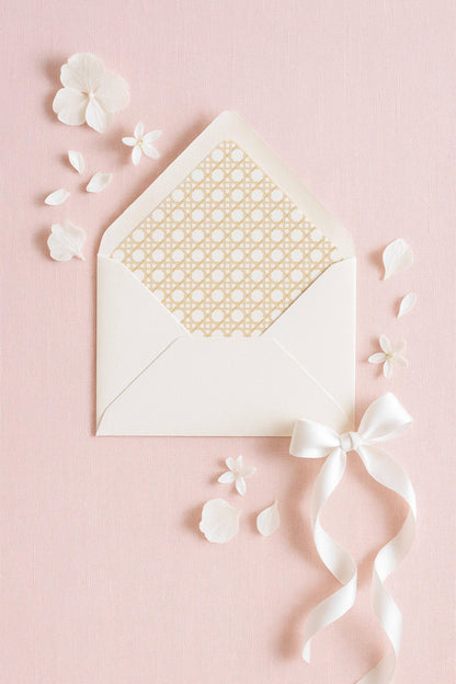 Whimsical Beach Envelope Liner Template