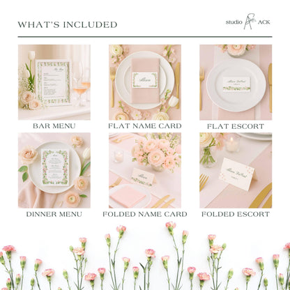 Floral Wedding Template Bundle