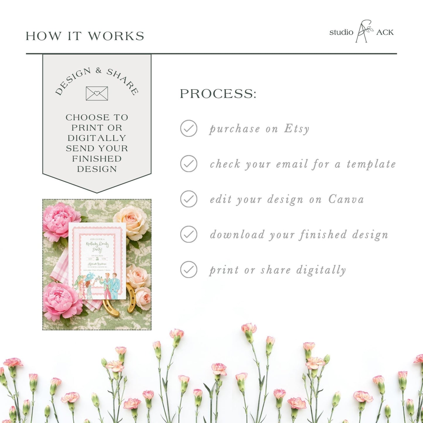 Kentucky Derby Party Invitation Template