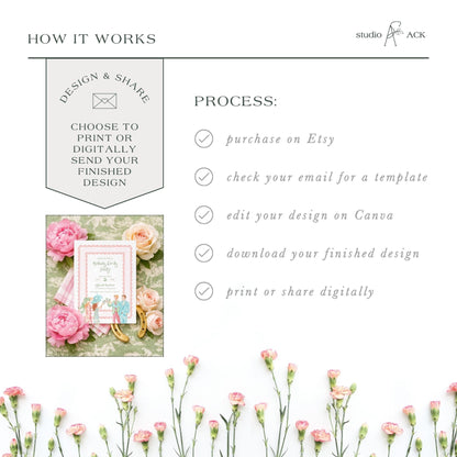 Kentucky Derby Party Invitation Template