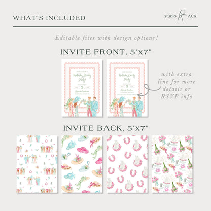 Kentucky Derby Party Invitation Template