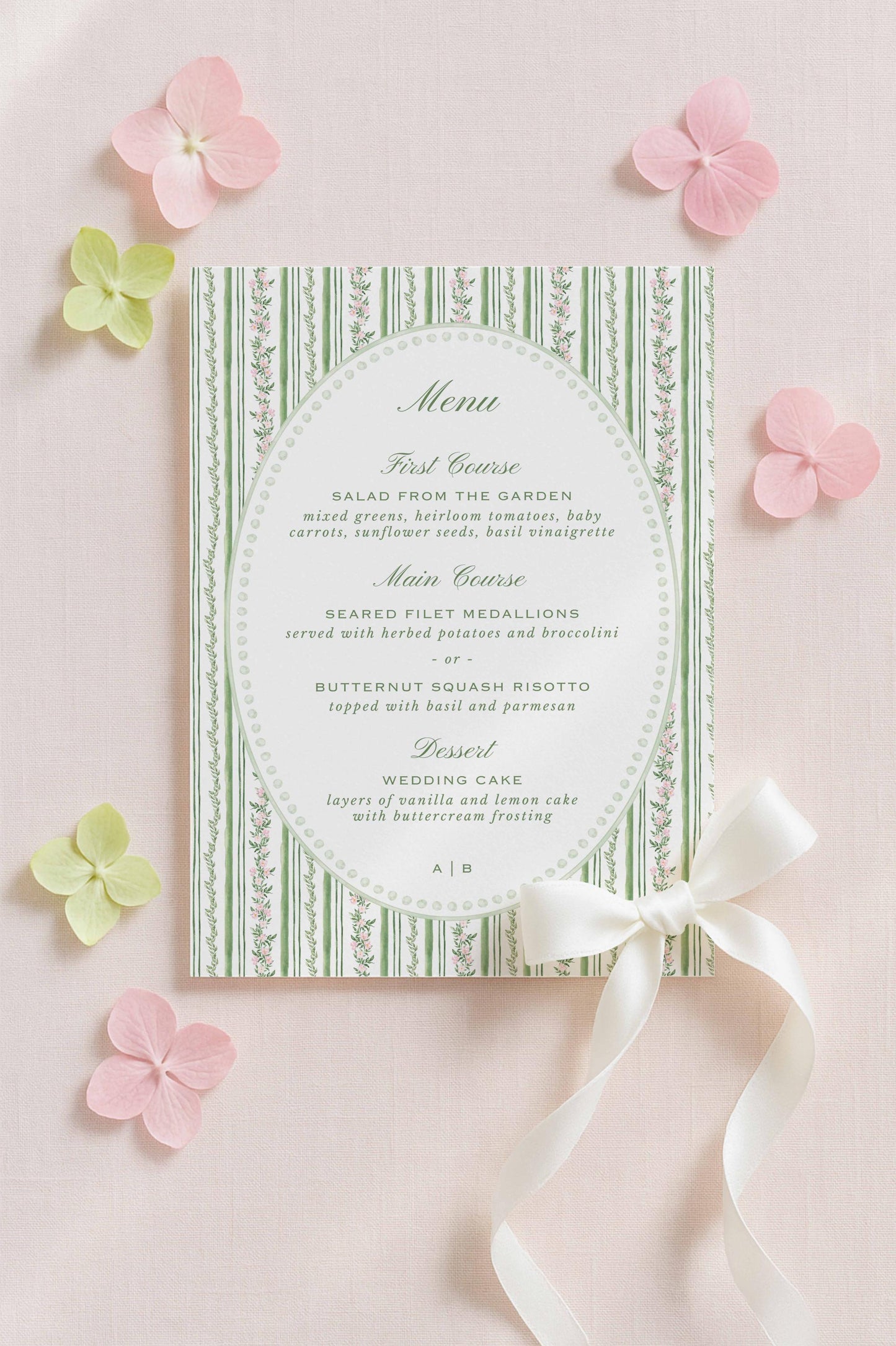 Grandmillennial Floral Wedding Template Bundle