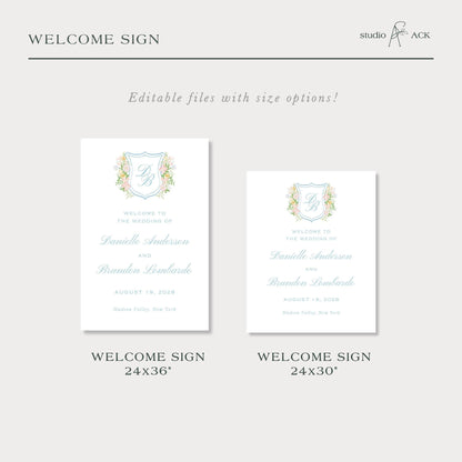 Colorful Floral Wedding Template Bundle
