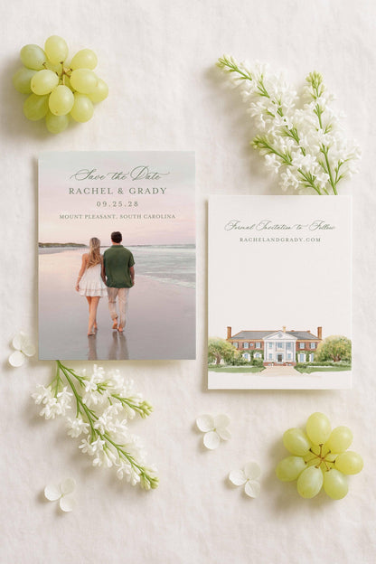 Boone Hall Save the Date Template