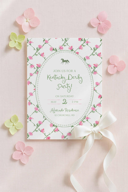 Kentucky Derby Party Invitation Template