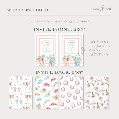 Preakness Party Invitation Template