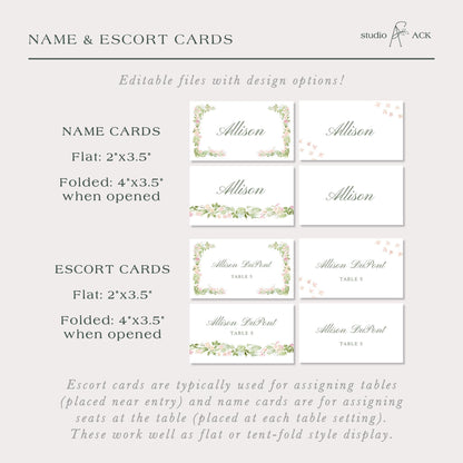 Floral Wedding Template Bundle