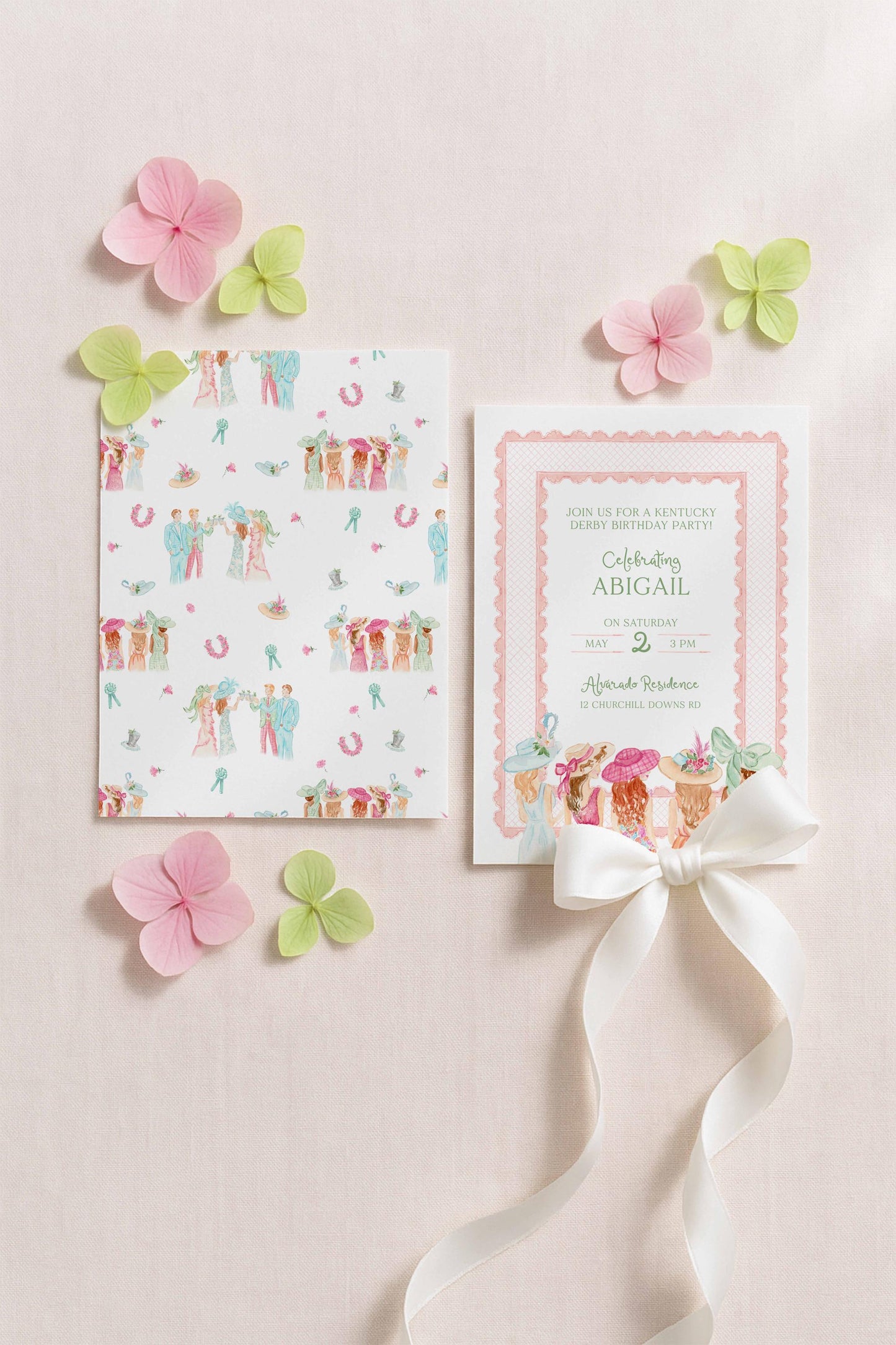 Kentucky Derby Birthday Invitation Template