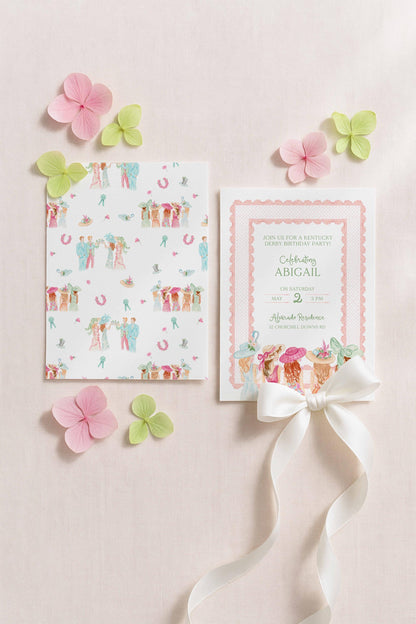 Kentucky Derby Birthday Invitation Template