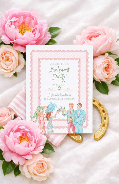 Belmont Party Invitation Template