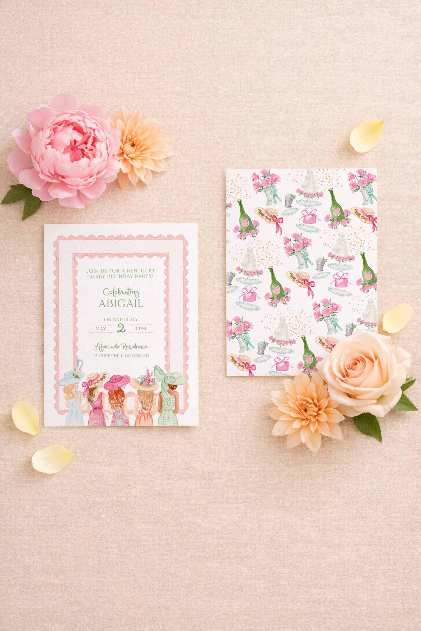 Kentucky Derby Birthday Invitation Template