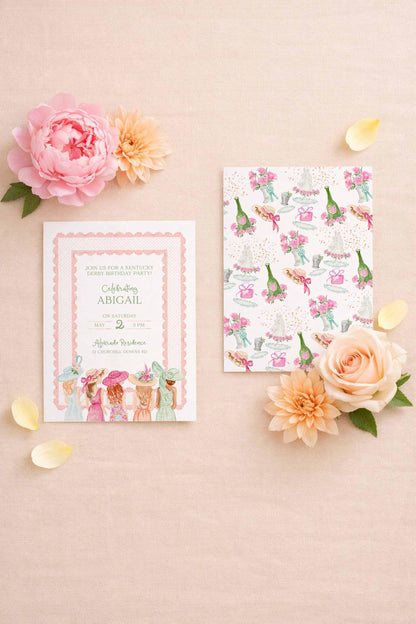 Kentucky Derby Birthday Invitation Template