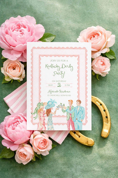 Kentucky Derby Party Invitation Template