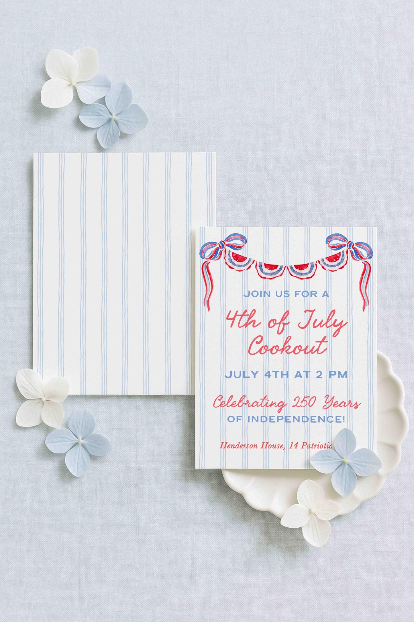 Patriotic Party Invitation Template