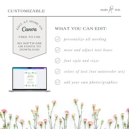 Golf Birthday Invitation Template