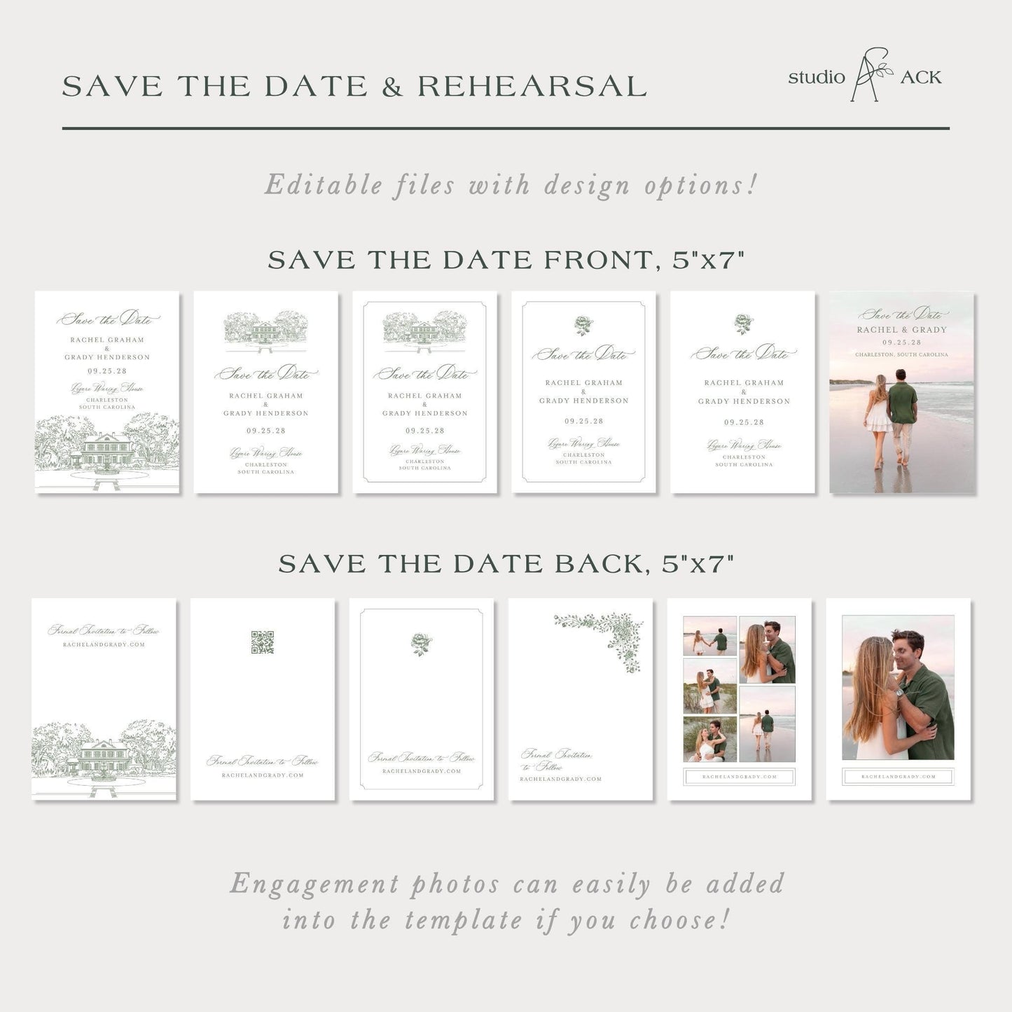 Legare Waring House Save the Date Template