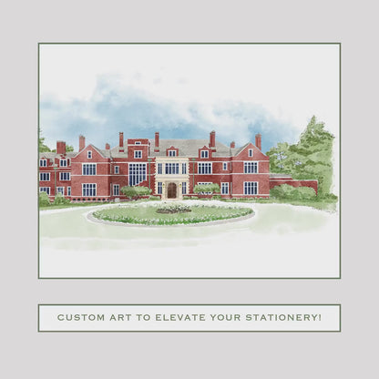 Mansion at Natirar Save the Date Template