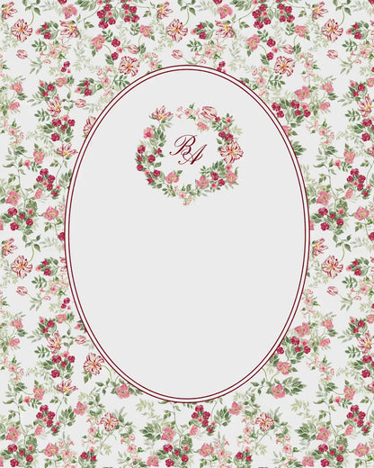 Dusty Pink Floral Wedding Welcome Sign Template
