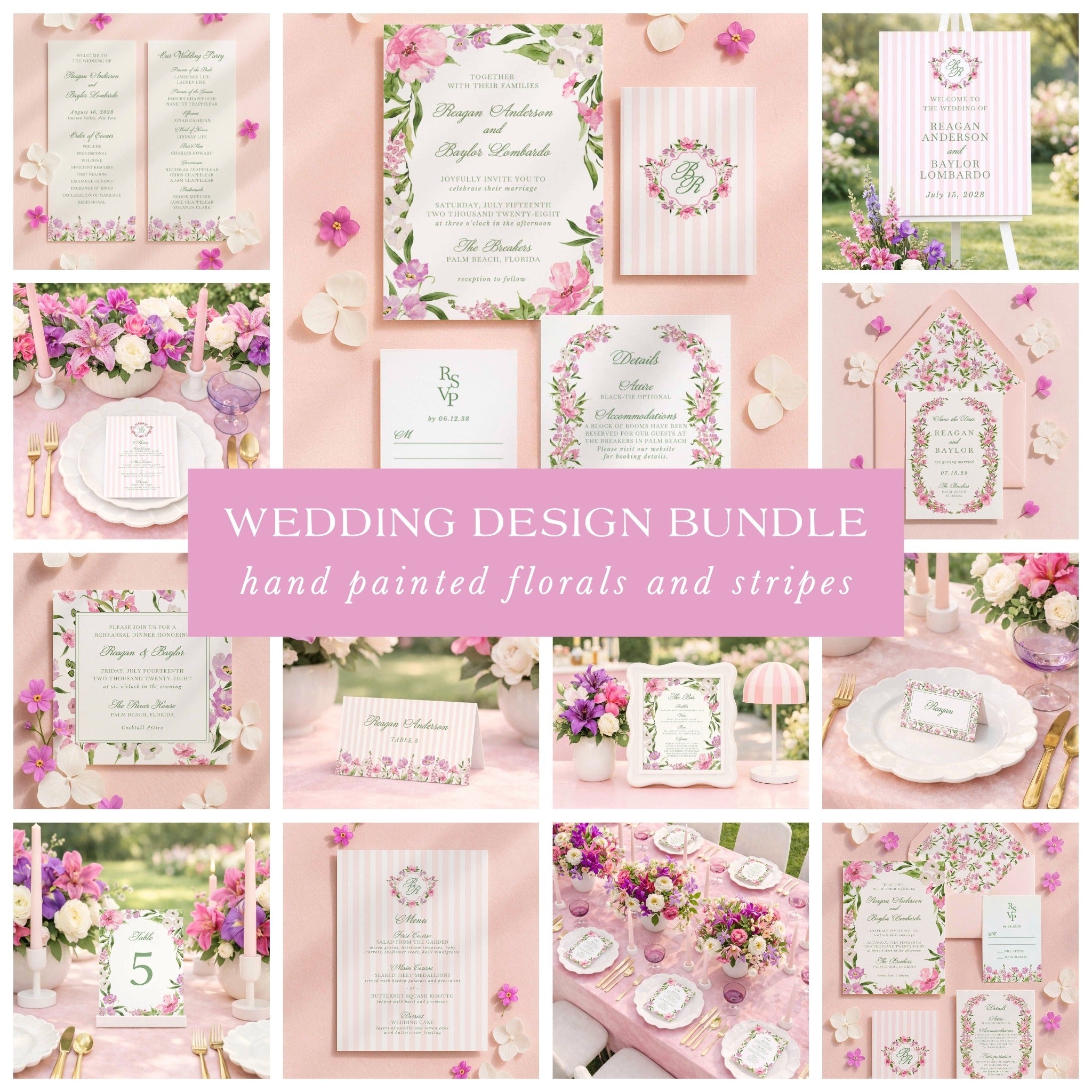 Violetta wedding design bundle collection image