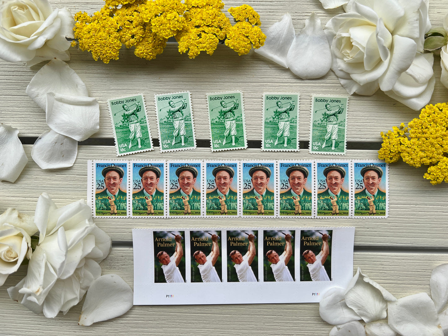 Golf Stamps - Variety Set - 18 Stamps